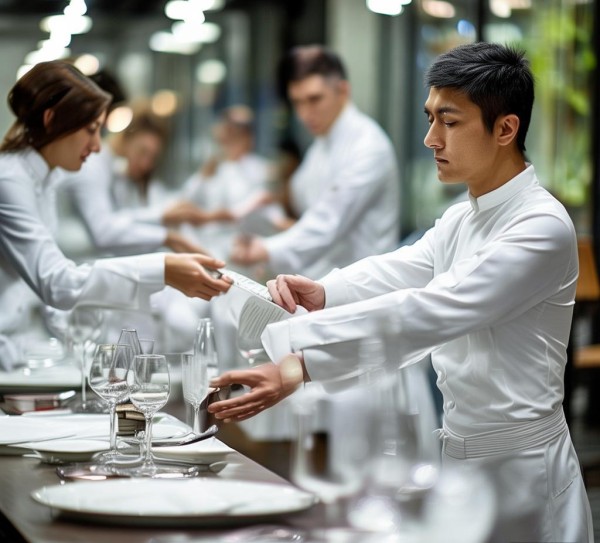 餐厅服务礼仪操训练动作,从细节到精准 餐厅服务礼仪操训练动作,从细节到精准